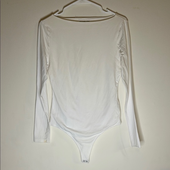 Abercrombie & Fitch Modal-Blend Collection White Bodysuit - Picture 2 of 8